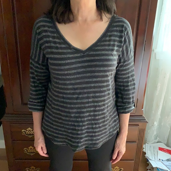 Banana Republic Sparkly Striped Top - Picture 6 of 10